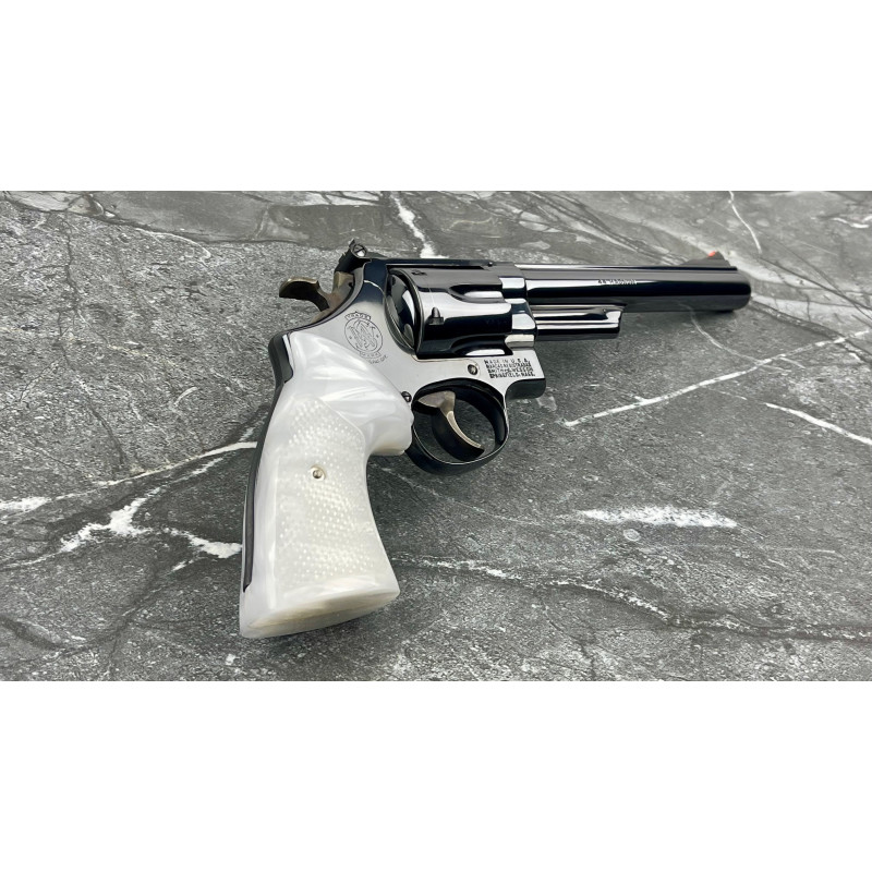 Swn Frame Models S&W N Frame Square Butt Kirinite® White Pearl Heritage Grips Surface ...