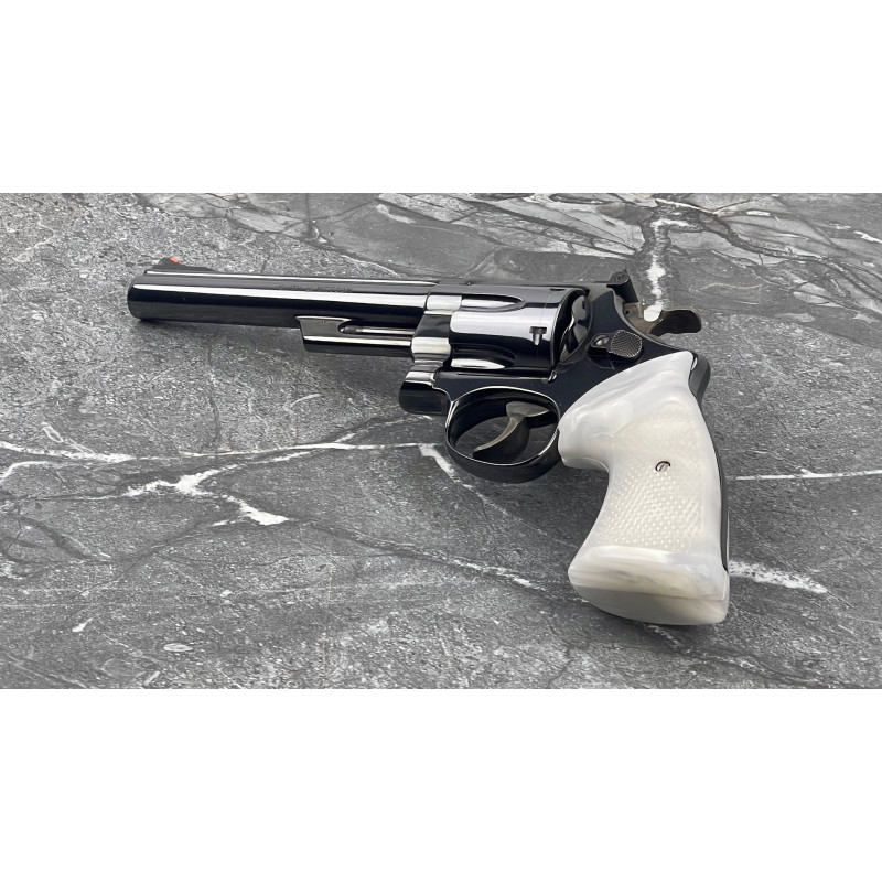 Swn Frame Models S&W N Frame Square Butt Kirinite® White Pearl Heritage Grips Surface ...