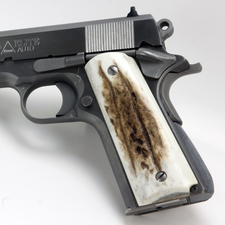 SR 1911 RUGER GRIPS ambi Black Eagle  medallions SALE $45.73 MADE IN U.S.A. borders all 4 sides with fancy edge. Rose wood Burl 